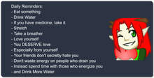 Daily Reminders XXL Mousepad