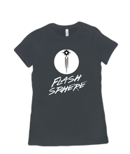 Flash Sphere White Logo Woman Tee