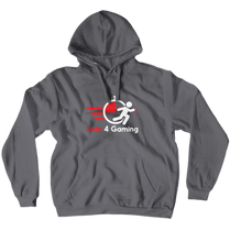 late4gaming White Logo Hoodies