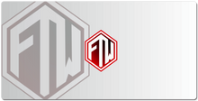 FTW XXL Gaming Mousepad Red/Black Logo