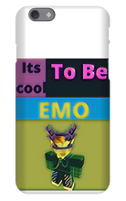 Its Cool To Be EMO iPhone Case(Color Bright  FTX)