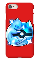 Shiny Mew on Shiny Master Ball Iphone Case