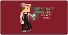 ChattyMaru XXL Gaming Mousepad LIFE
