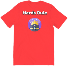 Nerds rule back t-shirt