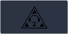 MrFlank Mouse Pad Black Logo