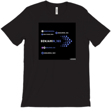 black background T-Shirts