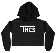 THCS CROPPED HOODIE (WHITE LOGO)