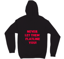Never let them - hoodie-back - red