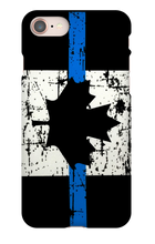 Canada Thin Blue Line iPhone Case