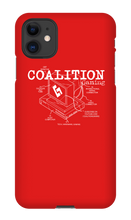 Wireframe Retro Rig Design - iPhone Phone Case