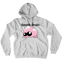 Smooth Brain Hoodies (No-Zip/Pullover)