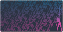 Rosa_Ylva XXL Gaming Mousepad - Channel Colours