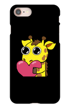 lexxlegion heart giraffe iPhone Phone Cases