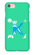 keekster_ Logo (White) iPhone Phone Cases