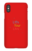 Funda para iPhone "Life your live"