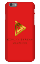 EZPLAYSTREAM iPhone Phone Case (Metal Gold Logo)