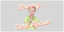 Mommy's Card XXL Mouse Pad