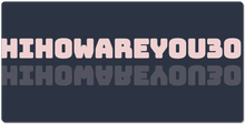 hihowareyou30 XXL Gaming Mousepad