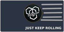 Just Keep Rolling Gaming Mousepad
