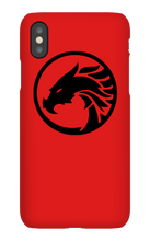 QcDragonz iPhone Phone Cases Black Logo