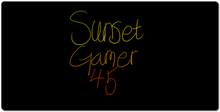 sunsetgamer45 XXL Gaming Mousepad