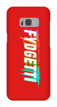 FYDGETTI White Text Design Samsung Phone Case