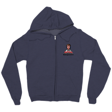 Hoodie mit Logo und so einem Zip