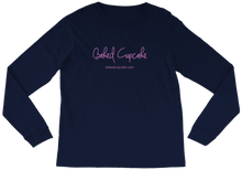 Long Sleeve Tee Baked Cupcake Text