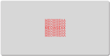 Meowseaa XXL gaming mousepad chinese take-out bag