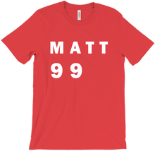 Matt.99 White Text T-Shirt