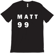 Matt.99 White Text T-Shirt