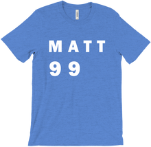 Matt.99 White Text T-Shirt