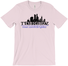 Pink/Green/Blue/Red/White T-shirt Black Logo