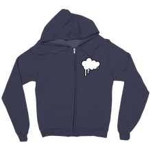 Jet Logo Corner zip up hoodie