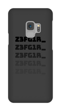 Z3FG1R_ Black Text Samsung Cases