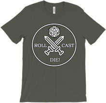 Roll Cast Die! (Dark) T-Shirts