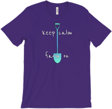 Keep Calm, Farm On [BLUE & WHITE]