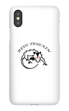 Reds Truckin Black Letters iPhone Cases