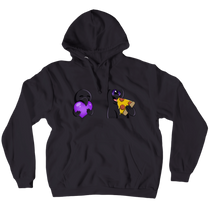 Neo Raven no zip hoodie
