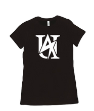 NEW UA Fem Cotton Tee White on Dark