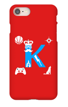 keekster_ Logo (White) iPhone Phone Cases