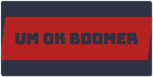 Um Ok Bommer XXL Gaming Mousepad