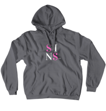 Pink and White Hoodies (No-Zip/Pullover)