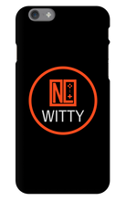 NLWITTY Circle Logo iPhone Phone Case - Black
