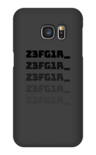 Z3FG1R_ Black Text Samsung Cases