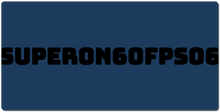 superon60fps06 XXL Gaming Mousepad