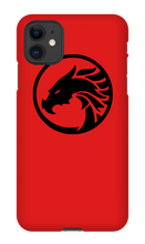 QcDragonz iPhone Phone Cases Black Logo