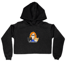 madame_mewmew Crop Top Hoodie