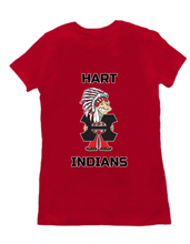 Women's Hart Indians T-Shirt - Back design