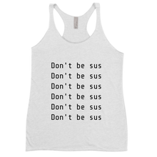 Don't be sus